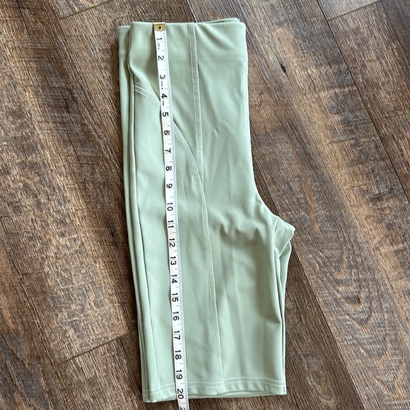 Zara Sage Green Biker Shorts - Picture 11 of 11